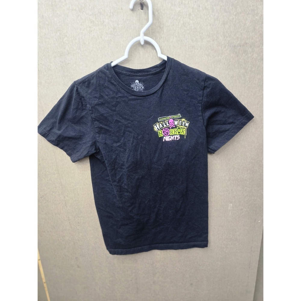 Universal Orlando Halloween Horror Nights 2024 Youth T Shirt Black HHN Xsm